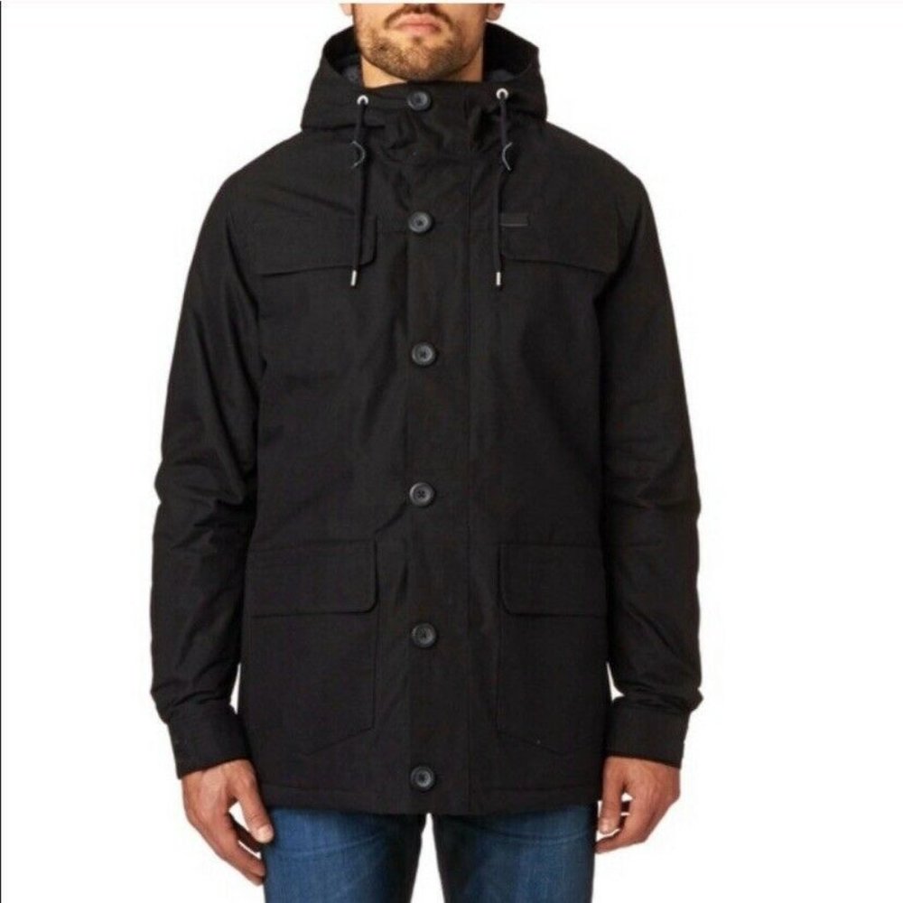 Globe United Fate Mens Jacket Green Medium Hoodie